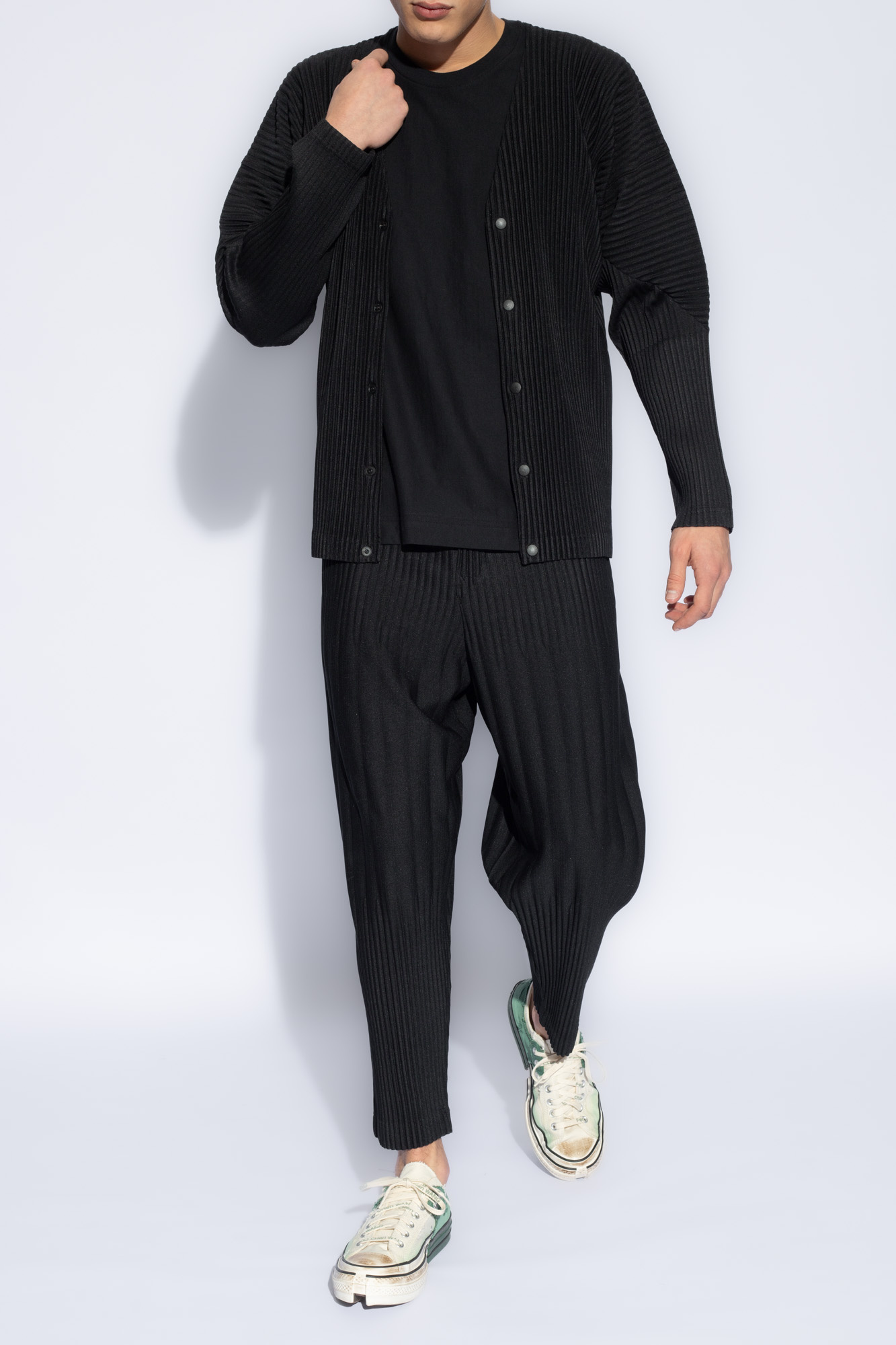 Homme Plissé Issey Miyake Pleated T-shirt | Men's Clothing